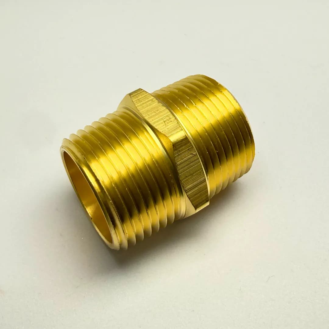 1 X 1 Male Nptf X Male Nptf Hex Nipple