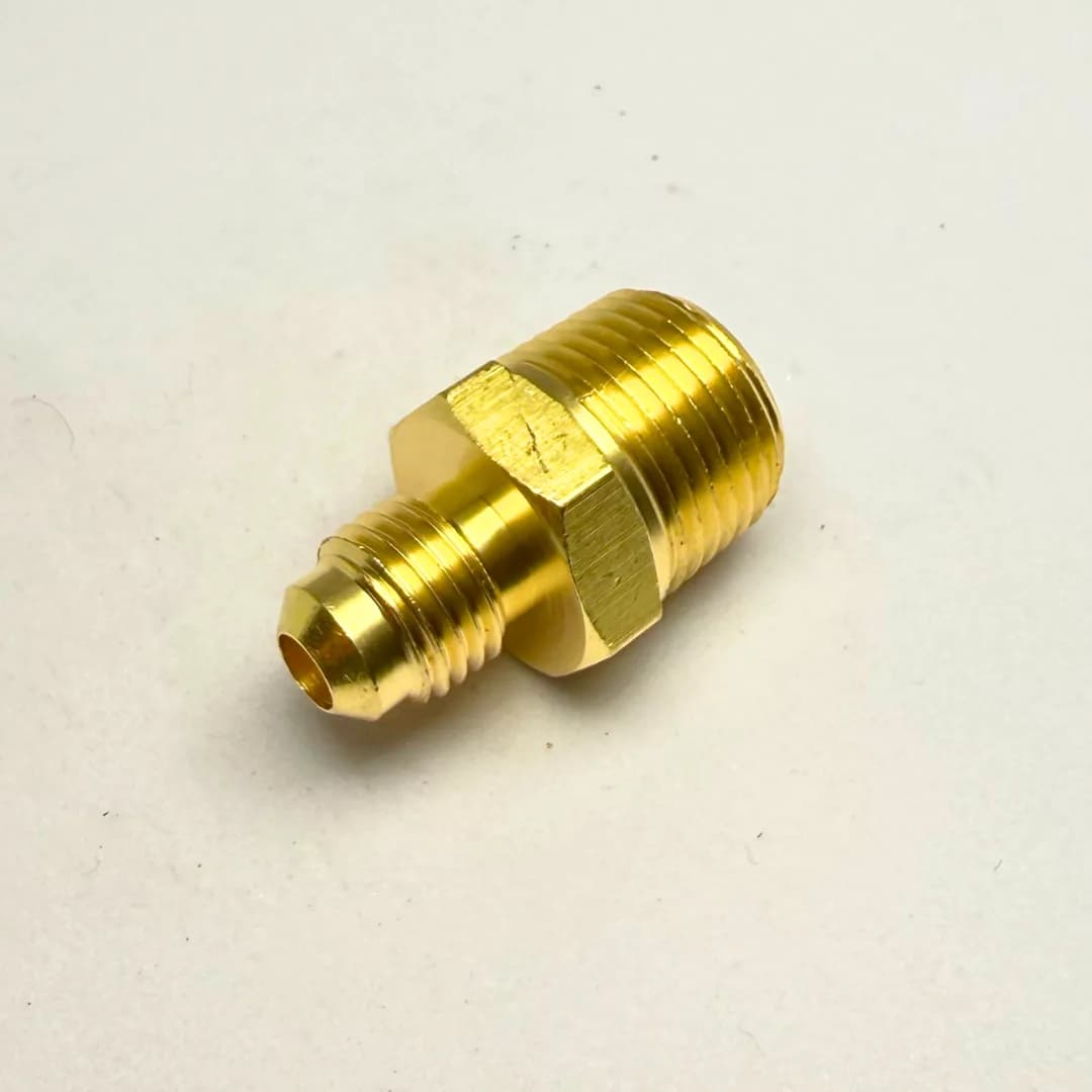 1/2 X 3/4 Male Flare X Male Nptf Adapter