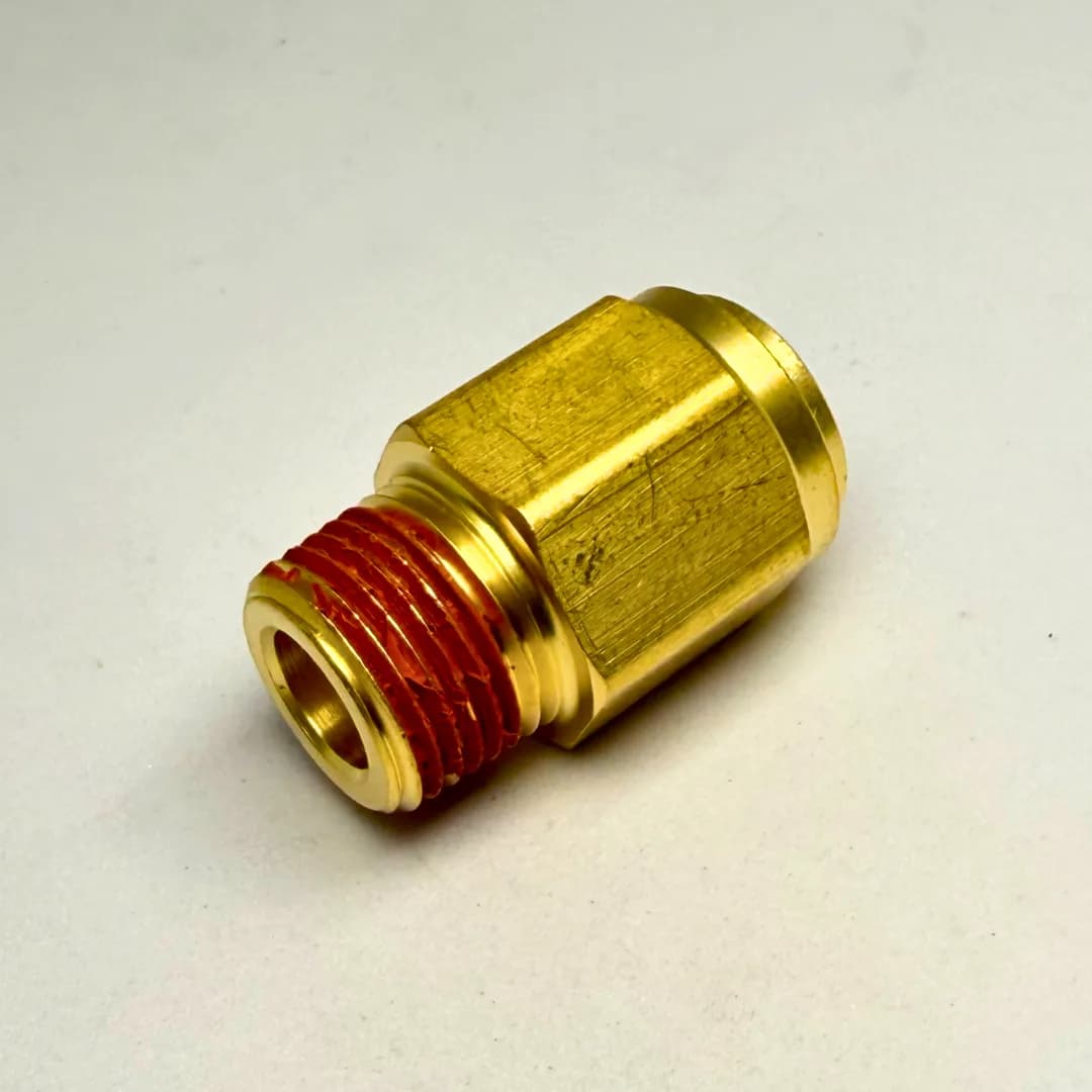 1/2 X 1/4 Push In X Male Nptf Adapter